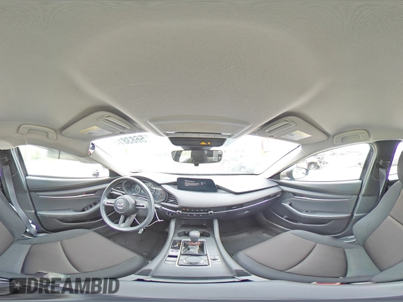 2021 Mazda 3 S with VIN JM1BPAAL2M1335330, listed as a Copart auction lot 56838145 with 33,225 mi miles and Salvage title. Bid and sale history available at DreamBid. Image 14.