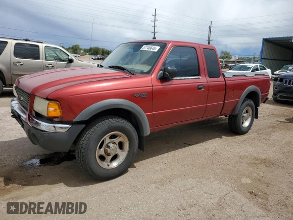 2001 Ford Ranger XL Fleet with VIN 1FTZR15E21PB15604, listed as a Copart auction lot 57746645 with 208,098 mi miles and Salvage title. Bid and sale history available at DreamBid. Image 1.