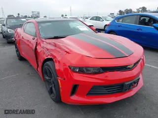 2017 Chevrolet Camaro 1LT with VIN 1G1FB1RS4H0130432, listed as a IAAI auction lot 40709029 with 64,930 mi miles. Bid and sale history available at carsss.com. Image 1.