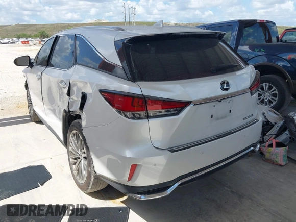 2022 Lexus RX 350L Luxury z VIN JTJJZKEA8N2026796, wystawiony jako IAAI lot #42331201 z przebiegiem 46 865 mil mil oraz . Historia ofert i sprzedaży dostępna na DreamBid. Obrazek 3.