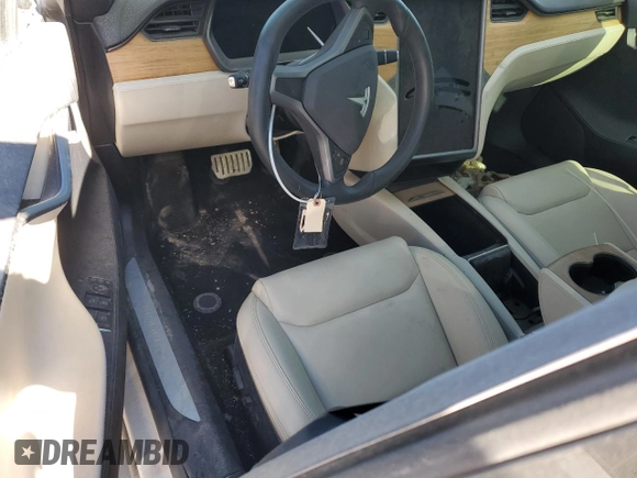 2020 Tesla Model S Performance with VIN 5YJSA1E42LF412448, listed as a Copart auction lot 64893594 with Not provided miles and Salvage title. Bid and sale history available at DreamBid. Image 8.