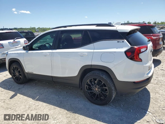 2024 GMC Terrain SLE with VIN 3GKALMEG1RL155895, listed as a Copart auction lot 57607755 with 9,878 mi miles and Salvage title. Bid and sale history available at DreamBid. Image 2.
