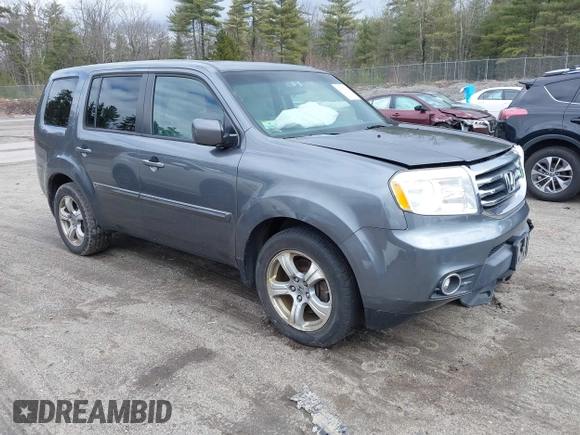 2012 Honda Pilot EX with VIN 5FNYF4H44CB082756, listed as a IAAI auction lot 41857412 with 132,392 mi miles. Bid and sale history available at carsss.com. Image 1.