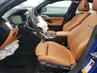 2022 BMW 4 Series 430i with VIN WBA63AV01NFL98112, listed as a Copart auction lot 56421085 with Not provided miles and Salvage title. Bid and sale history available at DreamBid. Image 7.