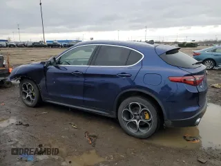 2019 Alfa Romeo Stelvio Ti with VIN ZASPAKBN4K7C58880, listed as a Copart auction lot 49688885 with 43,764 mi miles and Clean title. Bid and sale history available at DreamBid. Image 2.