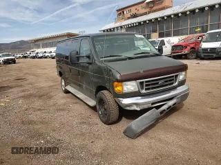 2005 Ford Econoline Passenger XL with VIN 1FBNE31L75HA17246, listed as a Copart auction lot 46470884 with 194,029 mi miles and Salvage Title. Bid and sale history available at carsss.com. Image 12.