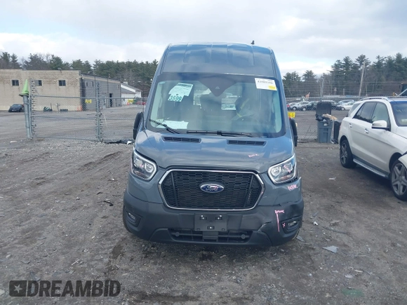 2023 Ford Transit Cargo with VIN 1FTBR3U88PKB86644, listed as a IAAI auction lot 41089106 with 8,095 mi miles and . Bid and sale history available at DreamBid. Image 12.