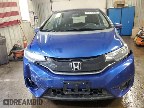 2017 Honda Fit EX with VIN 3HGGK5G78HM701369, listed as a Copart auction lot 46578635 with 133,471 mi miles and Salvage title. Bid and sale history available at DreamBid. Image 5.