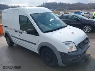 2013 Ford Transit Connect XL with VIN NM0LS7ANXDT148135, listed as a IAAI auction lot 41708742 with 184,796 mi miles. Bid and sale history available at carsss.com. Image 1.