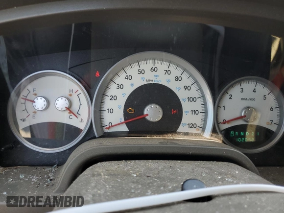 2007 Dodge Dakota SLT with VIN 1D7HE48K87S166384, listed as a Copart auction lot 69531474 with 102,092 mi miles and Salvage Title. Bid and sale history available at carsss.com. Image 9.