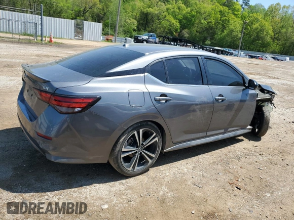 2023 Nissan Sentra SR with VIN 3N1AB8DV8PY271569, listed as a Copart auction lot 52112895 with 30,470 mi miles and Salvage Title. Bid and sale history available at DreamBid. Image 3.