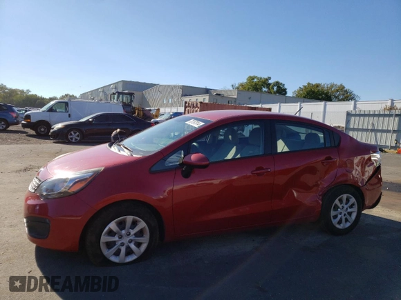 2014 Kia Rio LX with VIN KNADM4A37E6370952, listed as a Copart auction lot 70787814 with 107,958 mi miles and Salvage Title. Bid and sale history available at DreamBid. Image 1.