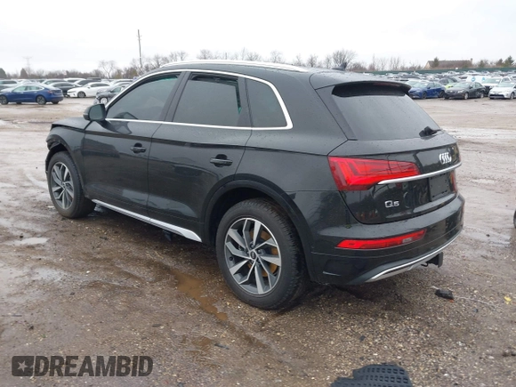 2021 Audi Q5 Prestige z VIN WA1CAAFY3M2096367, wystawiony jako IAAI lot #41724952 z przebiegiem 39 097 mil mil oraz . Historia ofert i sprzedaży dostępna na DreamBid. Obrazek 3.