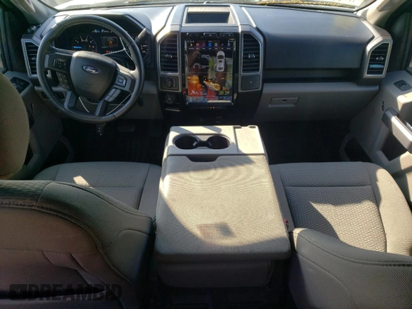 2018 Ford F-150 XL with VIN 1FTEW1EG2JFD55122, listed as a Copart auction lot 56501955 with 91,649 mi miles and Salvage title. Bid and sale history available at DreamBid. Image 8.