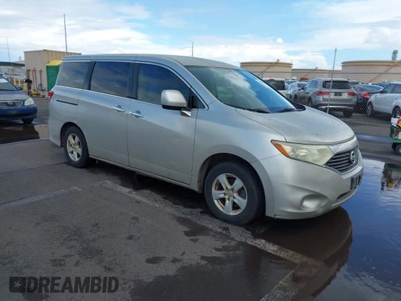 2012 Nissan Quest S z VIN JN8AE2KP9C9048371, wystawiony jako IAAI lot #42058547 z przebiegiem 119 711 mil mil oraz . Historia ofert i sprzedaży dostępna na DreamBid. Obrazek 1.