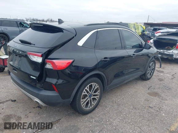 2020 Ford Escape SEL with VIN 1FMCU0H62LUA54273, listed as a IAAI auction lot 41608700 with 70,545 mi miles and . Bid and sale history available at carsss.com. Image 4.
