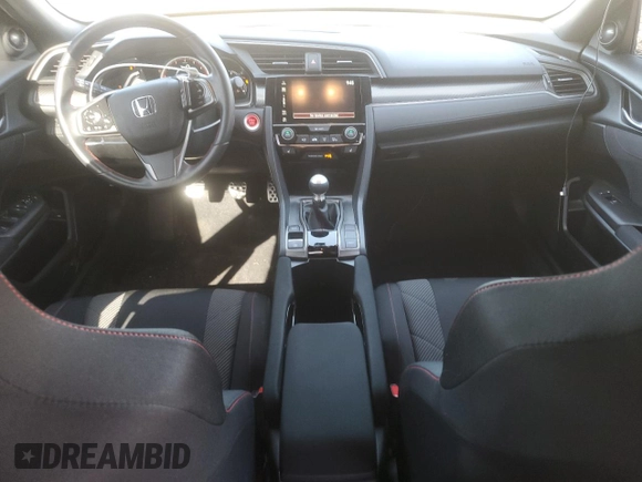 2018 Honda Civic Si with VIN 2HGFC1E57JH704397, listed as a Copart auction lot 51868535 with 44,620 mi miles and Salvage Title. Bid and sale history available at DreamBid. Image 8.