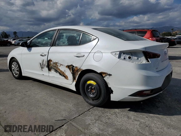 2020 Hyundai Elantra SE z VIN 5NPD74LF7LH600381, wystawiony jako Copart lot #50062255 z przebiegiem 68 795 mil mil oraz Szkoda całkowita • Salvage title. Historia ofert i sprzedaży dostępna na DreamBid. Obrazek 2.