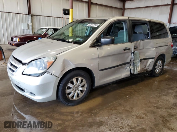 2006 Honda Odyssey LX z VIN 5FNRL38246B056684, wystawiony jako Copart lot #58917745 z przebiegiem 167 067 mil mil oraz Szkoda całkowita • Salvage title. Historia ofert i sprzedaży dostępna na DreamBid. Obrazek 1.