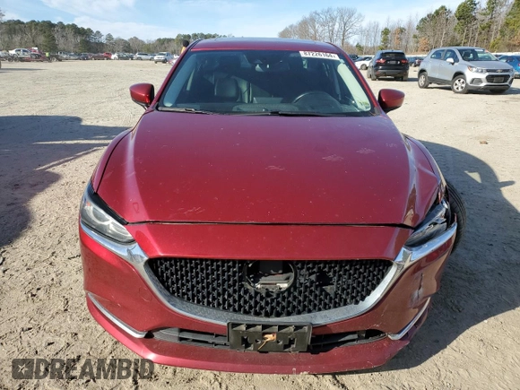 2018 Mazda 6 Grand Touring Reserve with VIN JM1GL1WY0J1322853, listed as a Copart auction lot 87226164 with 97,920 mi miles and Salvage Title. Bid and sale history available at DreamBid. Image 5.