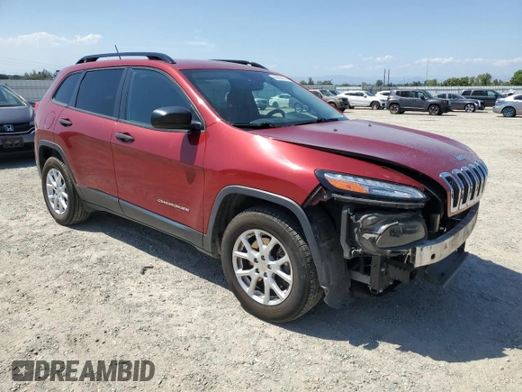 2017 Jeep Cherokee Sport z VIN 1C4PJMAB3HW601351, wystawiony jako Copart lot #60894095 z przebiegiem 125 458 mil mil oraz Szkoda całkowita • Salvage title. Historia ofert i sprzedaży dostępna na DreamBid. Obrazek 4.