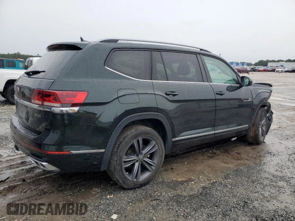2022 Volkswagen Atlas 3.6L V6 SEL R-Line with VIN 1V2AR2CA3NC512284, listed as a Copart auction lot 75241374 with 69,639 mi miles and Salvage Title. Bid and sale history available at carsss.com. Image 3.