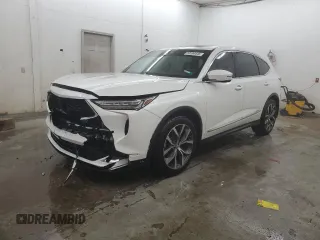 2022 Acura MDX Technology with VIN 5J8YD9H4XNL012201, listed as a Copart auction lot 53184445 with 43,091 mi miles and Salvage title. Bid and sale history available at DreamBid. Image 1.