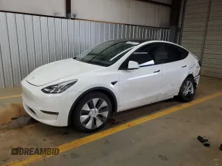 2021 Tesla Model Y Long Range with VIN 5YJYGDEE9MF174733, listed as a Copart auction lot 50058295 with 71,273 mi miles and Salvage Title. Bid and sale history available at carsss.com. Image 1.