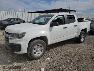 2021 Chevrolet Colorado 2WD Work Truck with VIN 1GCGSBEA2M1100641, listed as a Copart auction lot 72849134 with 58,538 mi miles and Salvage Title. Bid and sale history available at carsss.com. Image 1.