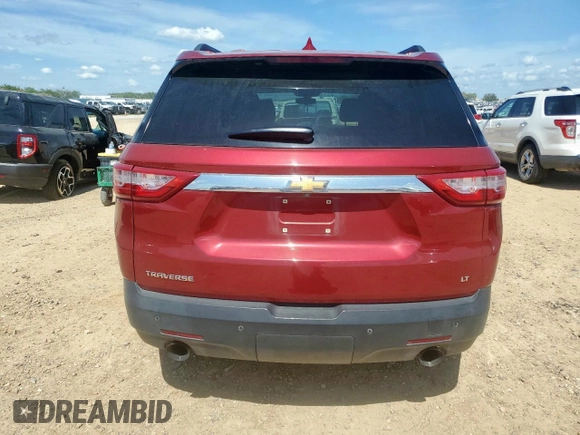 2020 Chevrolet Traverse LT Cloth with VIN 1GNERGKW6LJ289378, listed as a Copart auction lot 63247035 with 100,394 mi miles and Salvage title. Bid and sale history available at DreamBid. Image 6.