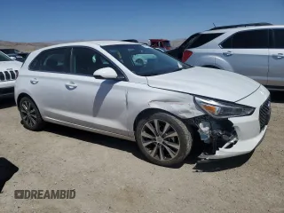 2018 Hyundai Elantra GT with VIN KMHH35LE0JU074104, listed as a Copart auction lot 55727404 with 34,769 mi miles and Salvage Title. Bid and sale history available at carsss.com. Image 4.