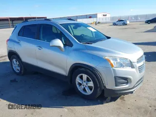 2016 Chevrolet Trax LT with VIN KL7CJLSB4GB759708, listed as a IAAI auction lot 41742423 with 94,602 mi miles. Bid and sale history available at carsss.com. Image 1.