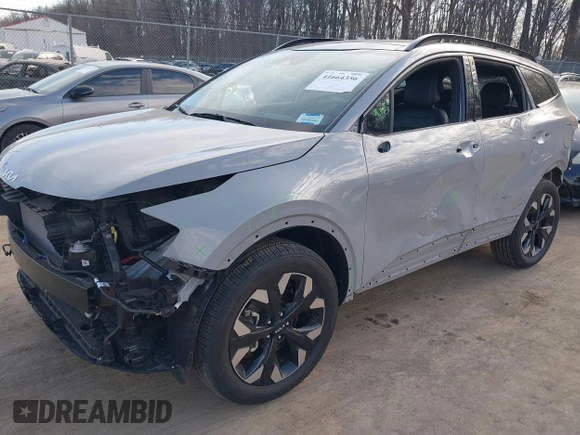 2024 Kia Sportage X-Line with VIN 5XYK6CDF5RG156016, listed as a IAAI auction lot 41664356 with 5,386 mi miles and . Bid and sale history available at carsss.com. Image 6.