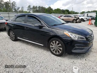 2015 Hyundai Sonata 2.4L Sport with VIN 5NPE34AF9FH061091, listed as a Copart auction lot 54510155 with 233,664 mi miles and Clean Title. Bid and sale history available at carsss.com. Image 4.