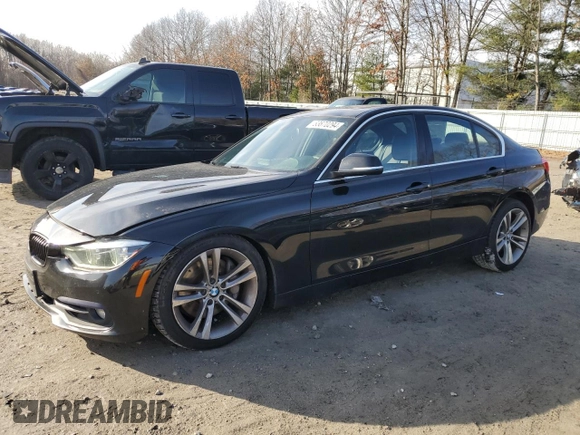2017 BMW 3 Series 340i xDrive with VIN WBA8B7G57HNU37528, listed as a Copart auction lot 83870294 with 158,267 mi miles and Salvage title. Bid and sale history available at DreamBid. Image 1.