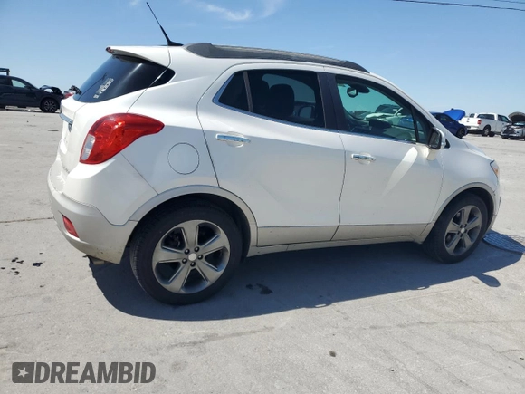 2014 Buick Encore Convenience with VIN KL4CJBSB1EB741719, listed as a Copart auction lot 53499185 with 156,785 mi miles and Salvage Title. Bid and sale history available at carsss.com. Image 3.