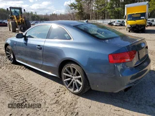 2016 Audi A5 Premium with VIN WAUD2AFR4GA001175, listed as a Copart auction lot 53177655 with 76,380 mi miles and Salvage title. Bid and sale history available at DreamBid. Image 2.
