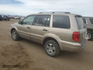 2005 Honda Pilot EX-L with VIN 2HKYF18535H543795, listed as a Copart auction lot 48325915 with 148,540 mi miles and Salvage Title. Bid and sale history available at carsss.com. Image 2.