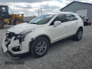 2020 Cadillac XT5 Premium Luxury FWD with VIN 1GYKNCRS3LZ240797, listed as a Copart auction lot 50138005 with 75,064 mi miles and Salvage Title. Bid and sale history available at carsss.com. Image 1.