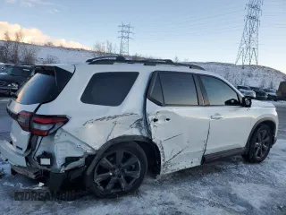 2023 Honda Pilot Sport with VIN 5FNYG1H30PB001986, listed as a Copart auction lot 41820225 with 0 mi miles and Salvage Title. Bid and sale history available at carsss.com. Image 3.