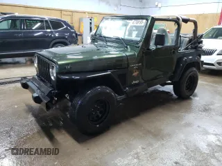 1998 Jeep Wrangler Sahara z VIN 1J4FY49S6WP707192, wystawiony jako Copart lot #47788195 z przebiegiem 140 236 mil mil oraz Czysty tytuł • Clean title. Historia ofert i sprzedaży dostępna na DreamBid. Obrazek 1.