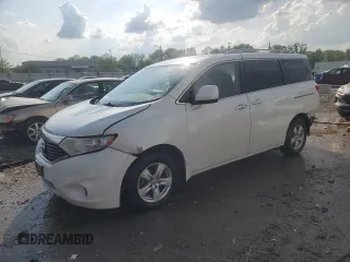 2014 Nissan Quest SV z VIN JN8AE2KP2E9102144, wystawiony jako Copart lot #54987275 z przebiegiem 110 944 mil mil oraz Nie do naprawy • Non repairable. Historia ofert i sprzedaży dostępna na DreamBid. Obrazek 1.