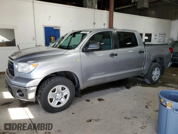 2012 Toyota Tundra 4WD Truck with VIN 5TFDM5F1XCX037961, listed as a Copart auction lot 76289994 with 55,944 mi miles and Salvage Title. Bid and sale history available at carsss.com. Image 1.