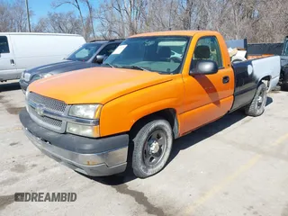 2004 Chevrolet Silverado 1500 Work Truck with VIN 1GCEC14X24Z284372, listed as a IAAI auction lot 41714675 with 193,486 mi miles. Bid and sale history available at carsss.com. Image 2.