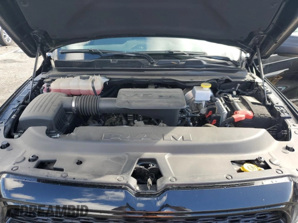 2024 Ram 1500 Tradesman with VIN 1C6SRECG7RN123192, listed as a Copart auction lot 45381105 with 11,283 mi miles and Salvage title. Bid and sale history available at DreamBid. Image 12.