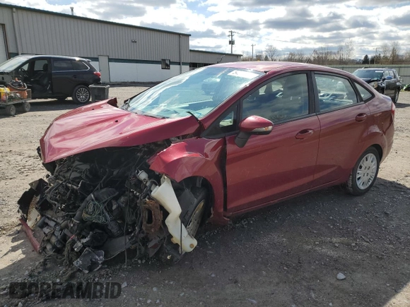 2014 Ford Fiesta SE with VIN 3FADP4BJ0EM195411, listed as a Copart auction lot 54027415 with 0 mi miles and Salvage Title. Bid and sale history available at carsss.com. Image 1.