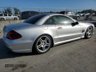 2005 Mercedes-Benz SL 55 AMG with VIN WDBSK74F95F099933, listed as a Copart auction lot 78612044 with Not provided miles and Salvage title. Bid and sale history available at DreamBid. Image 3.