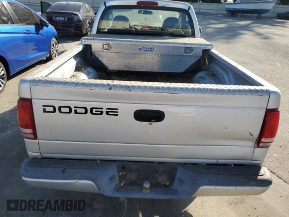 2001 Dodge Dakota with VIN 1B7FL26X71S150095, listed as a Copart auction lot 69853224 with 99,736 mi miles and Clean Title. Bid and sale history available at carsss.com. Image 10.