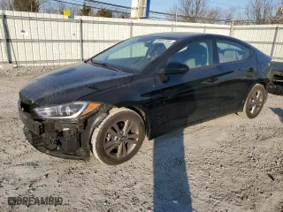 2018 Hyundai Elantra SEL with VIN 5NPD84LF5JH221471, listed as a Copart auction lot 48851105 with 99,284 mi miles and Salvage Title. Bid and sale history available at carsss.com. Image 1.