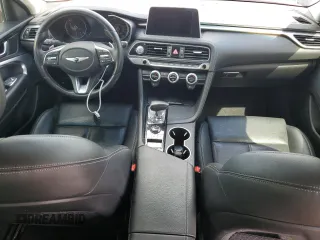 2021 Genesis G70 2.0T with VIN KMTG64LA4MU067242, listed as a Copart auction lot 73973054 with 37,865 mi miles and Non Repairable. Bid and sale history available at carsss.com. Image 8.